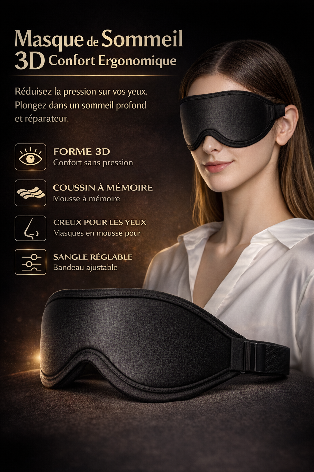 3D Light Disconnect Mask - Zenora Ritual